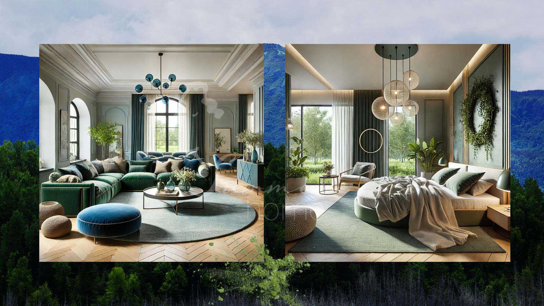 Interior Design Konzept I Villa im Grünen