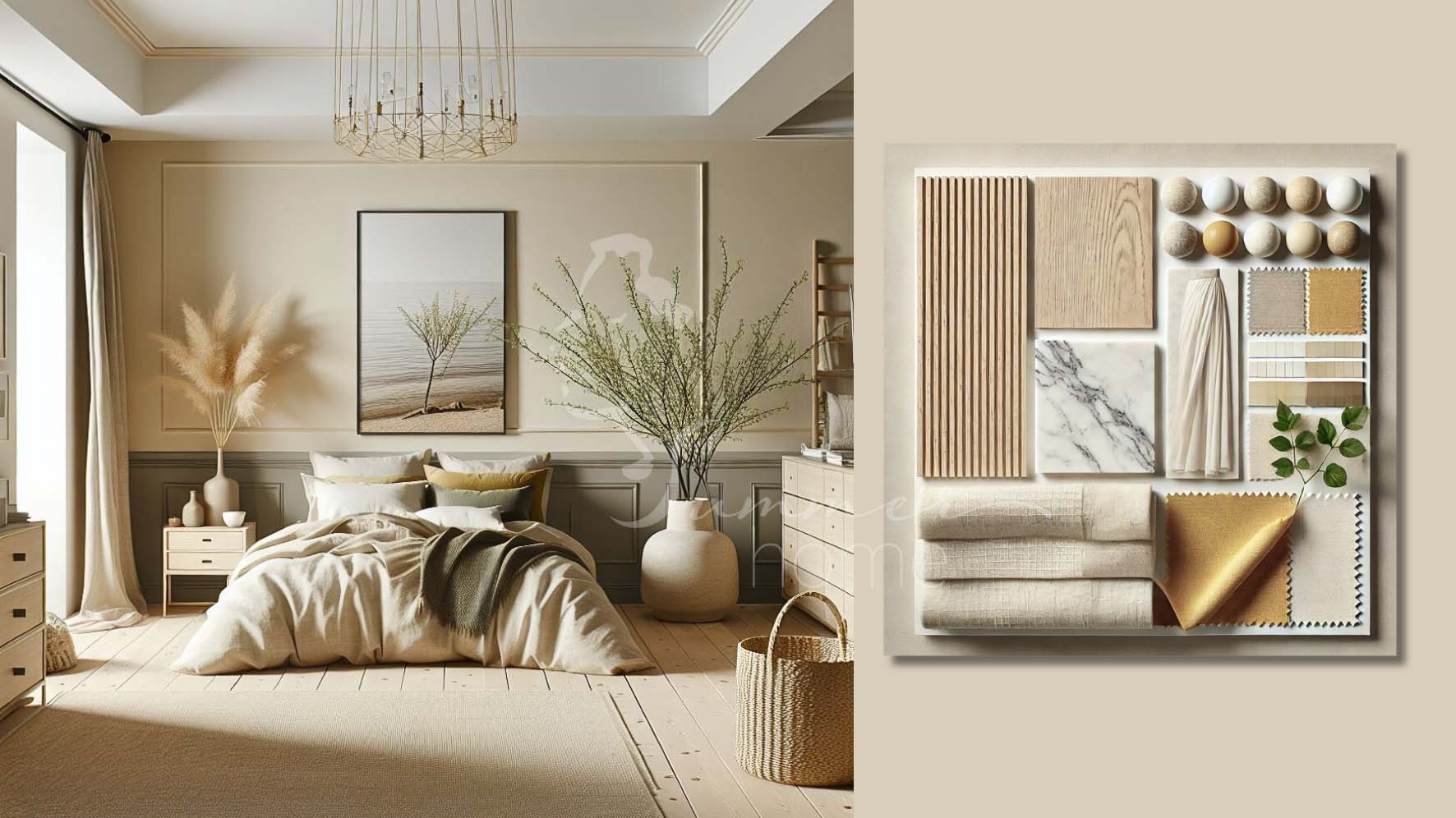 Schlafzimmer Komposition