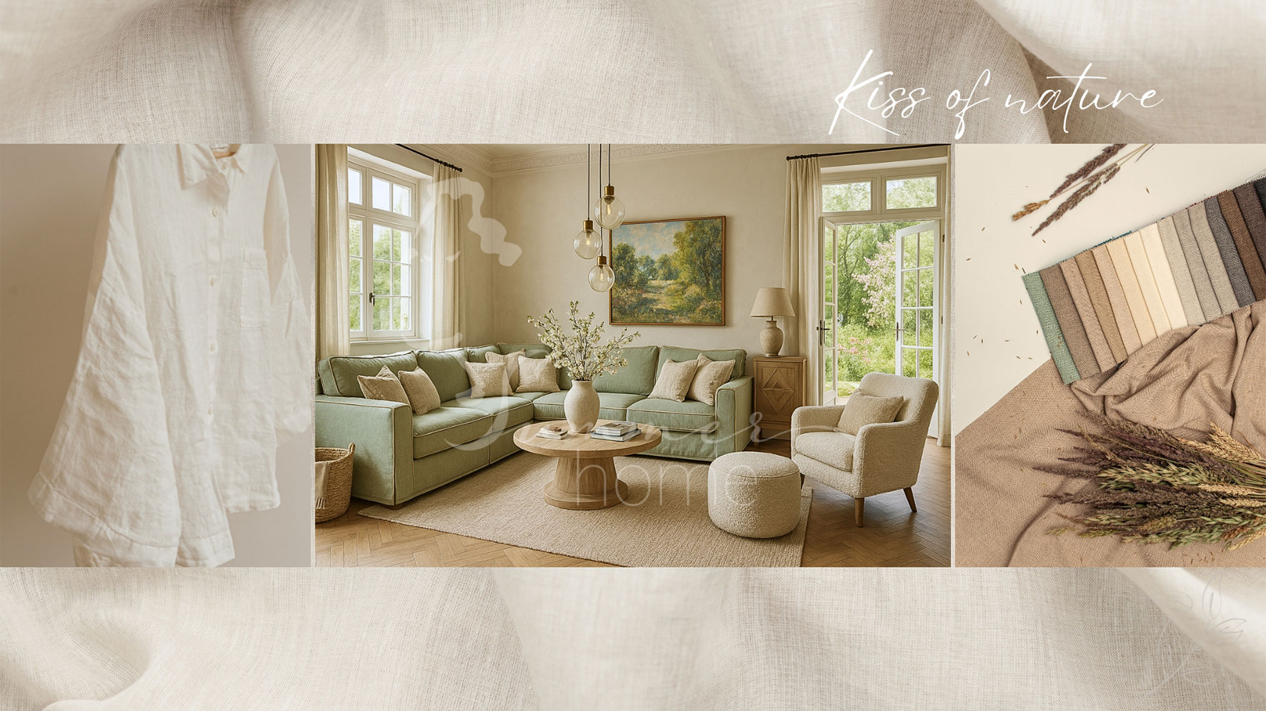 Wohnzimmer Impression Landhaus