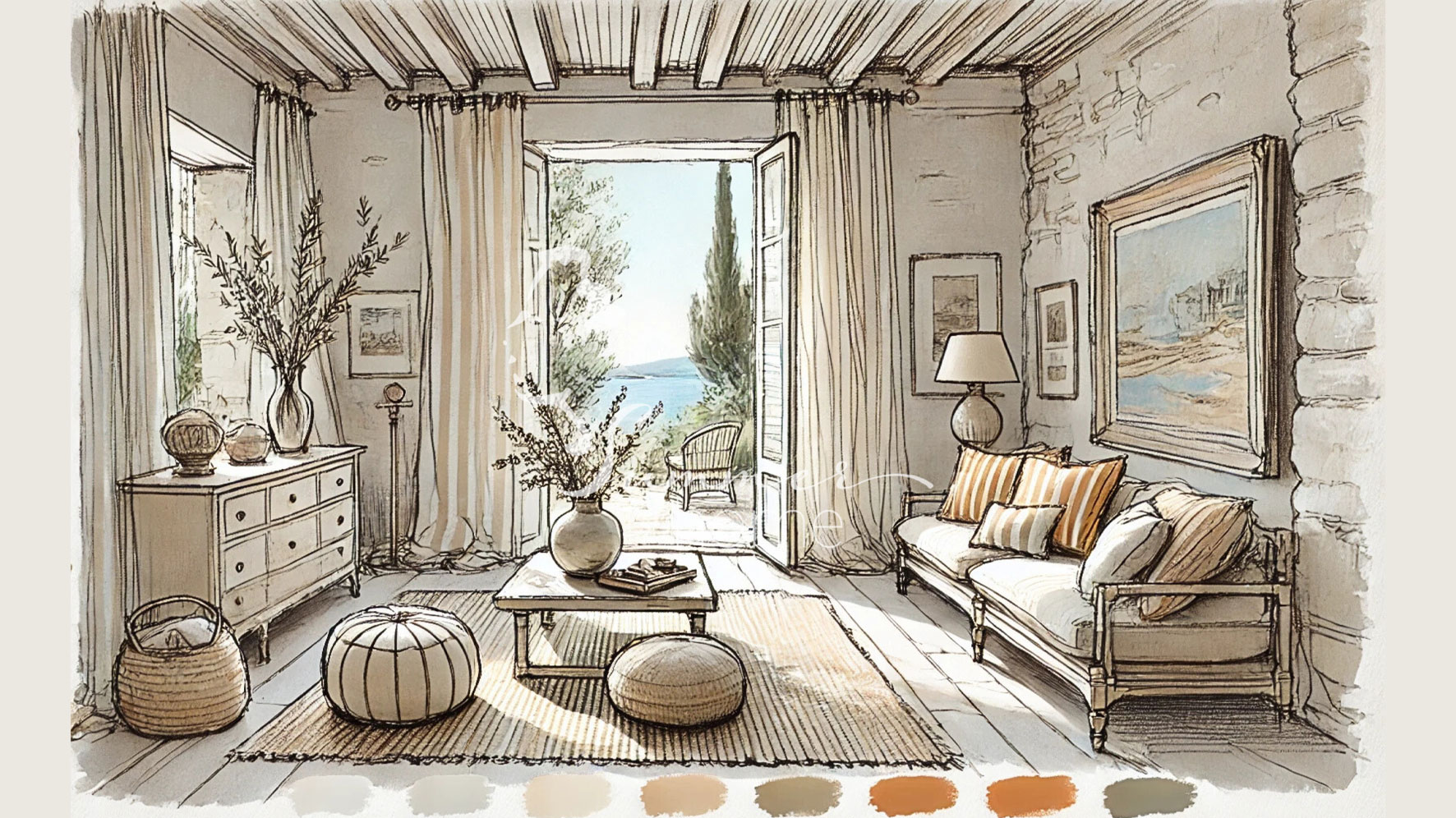 Skizze Appartement Piran